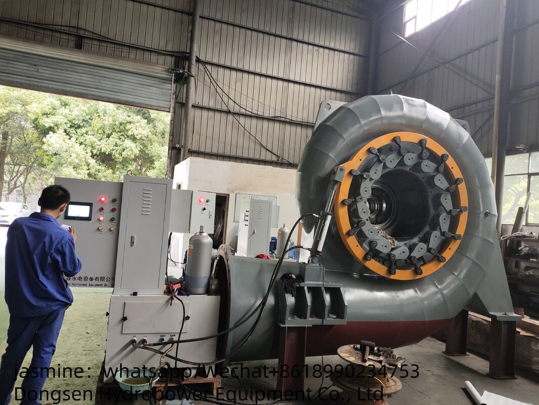 Générateur de Turbine à eau Francis, Mode de contrôle automatique, équipement d'énergie hydroélectrique Durable pour les projets d'énergie renouvelable