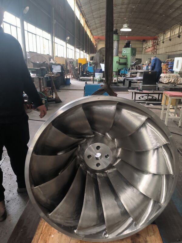 Haute efficacité 92% Retour d'une turbine hydraulique à haute pression de 10 MPa avec nombre de lames personnalisable