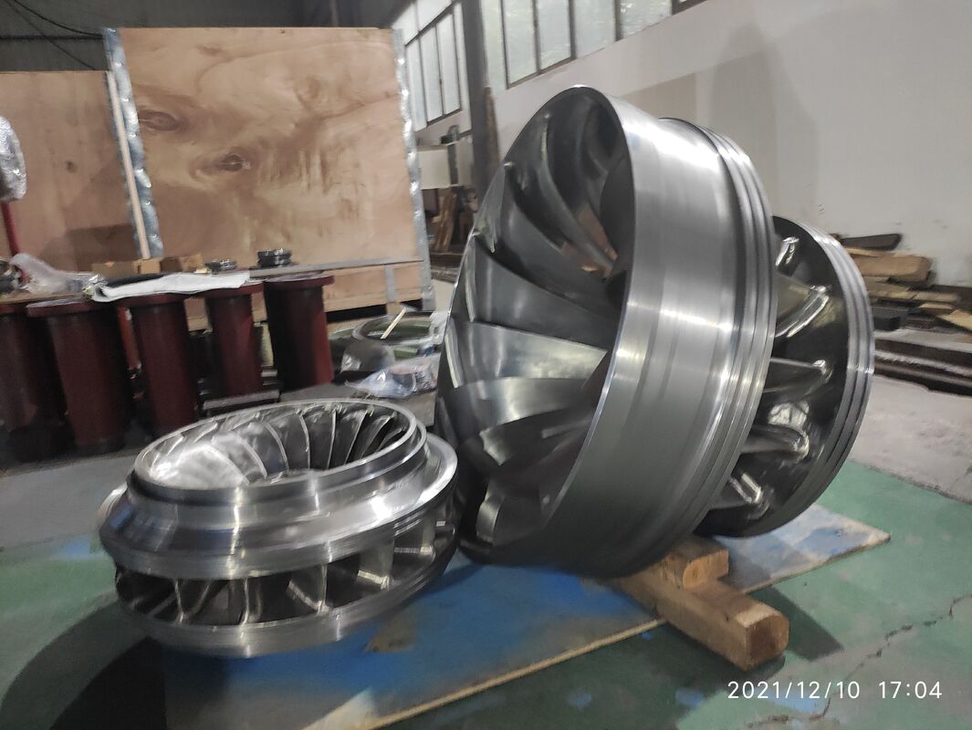 Turbine hydraulique à haute résistance à la corrosion avec 92% d'efficacité et 10 MPa de pression d'entrée pour centrales hydroélectriques