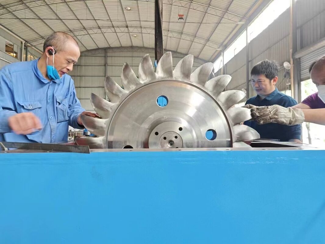 Résistant à l'hydroélectricité certifié ISO 9001 avec 3 à 10 configurations de lames pour un rendement de 92% dans la production d'énergie hydraulique