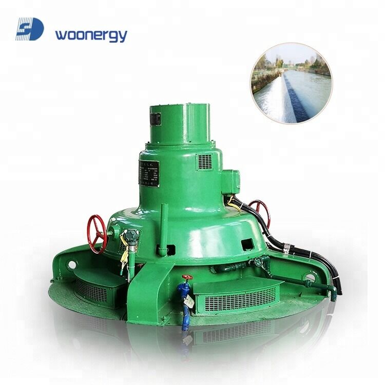 Générateur de turbine hydraulique Kaplan avec refroidissement à l'air ou à l'eau, diamètre de 1 à 10 mètres et facteur de puissance de 0,8 à 0,9 pour les énergies renouvelables