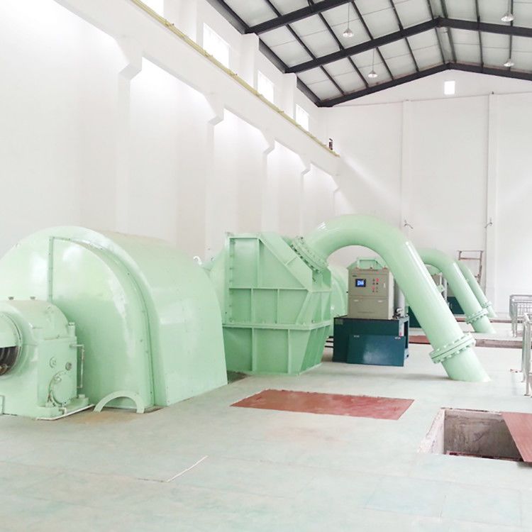 Générateur hydroélectrique à turbine à Pelton Haute performance de la tête pour la production d'énergie à 600 tours par minute et tête de conception de 100m à 700m