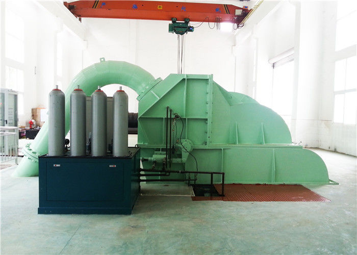Turbine Pelton à tête haute de diamètre 200 mm comprenant un système d'excitation sans pinceau ou statique conçu pour l'énergie hydroélectrique