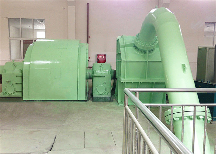 Turbine Pelton à tête haute de diamètre 200 mm comprenant un système d'excitation sans pinceau ou statique conçu pour l'énergie hydroélectrique