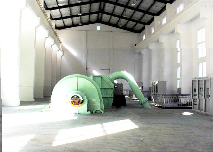 Turbine Pelton à tête haute de diamètre 200 mm comprenant un système d'excitation sans pinceau ou statique conçu pour l'énergie hydroélectrique