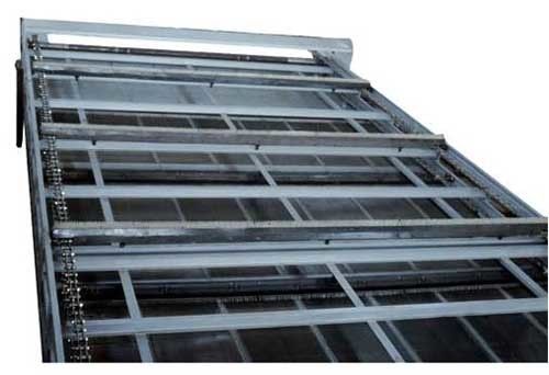 Machine de nettoyage industriel compatible avec des largeurs de rack de 0,5 à 3 mètres et composants en acier haute résistance résistants à la corrosion pour un contrôle automatique ou manuel