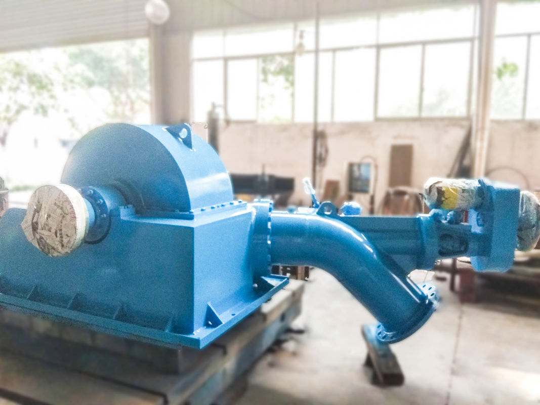 Générateur de turbine Turgo avec roue en acier inoxydable, hauteur de chute nominale de 50 à 400 m et vanne papillon pour solutions d'alimentation hors réseau ou connectées au réseau