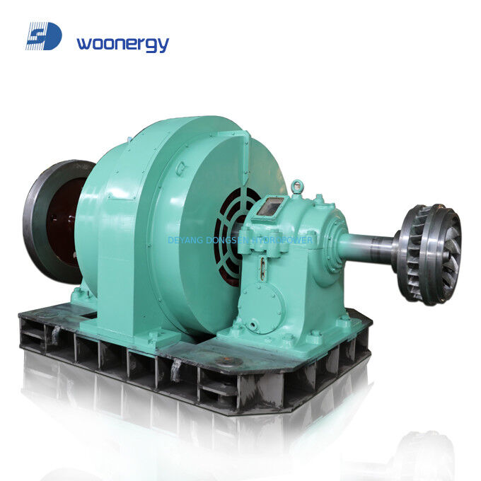 PLC Controlled Francis Hydro Turbine Generator Set IP54 Protection Microcomputer Governor for Hydropower Station