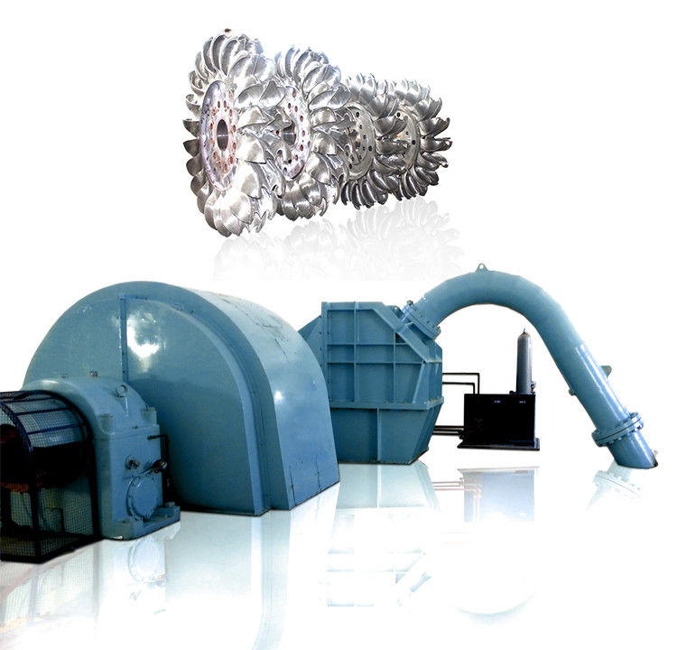 Générateur de turbine Pelton à haute tête de 100 m à 2000 m Voltage nominal 6-10 kV Conçu sur mesure pour la production d'énergie hydroélectrique