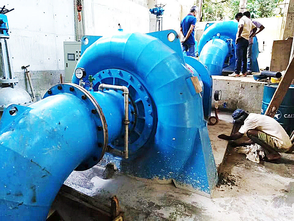 Générateur de turbine hydraulique Francis, plage de vitesse 150 tr/min, 1 000 tr/min, supportant un débit de 3,21 à 14,9 m³ de production d'énergie durable