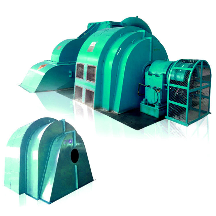 Générateur de turbine Pelton à haute tête de 100 m à 2000 m Voltage nominal 6-10 kV Conçu sur mesure pour la production d'énergie hydroélectrique