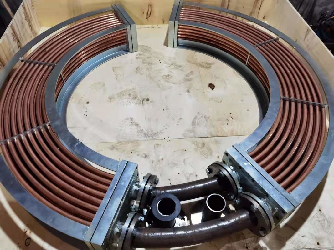 Échangeur de chaleur refroidi à l'eau pour refroidisseur d'huile | Radiateur d'huile hydraulique industriel | Conception résistante à la corrosion pour turbines/compresseurs d'air/systèmes de refroidissement