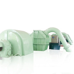Turbine à tête Pelton pour centrale hydroélectrique Capacité de 5 à 50 t Fréquence nominale 50/60 Hz Mode d'excitation sans pinceau ou thyristor