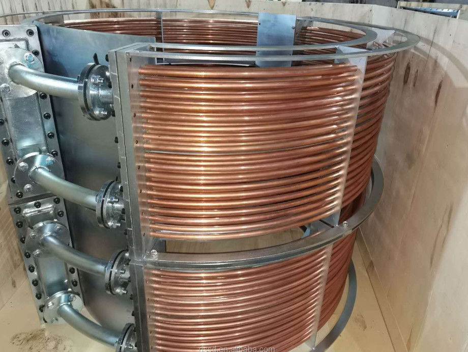 Plage de viscosité de l'huile 10-500 CSt Refroidisseur d'huile hydraulique OEM droit Fournit un refroidissement hydraulique du fluide et une stabilité de la température du système