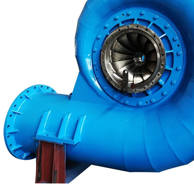 Générateur à turbine à eau en mode d'excitation par pinceau avec méthode d'installation horizontale