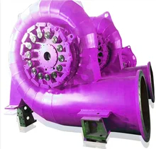 Turbine hydraulique à rotation à basse vitesse avec type de lame réglable dans le polissage