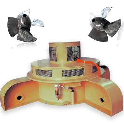 Durée de vie de 30 à 60 ans Générateur de turbine hydraulique Kaplan en acier inoxydable pour une tête nominale de 5 à 50 m