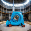 Matériau de course en acier inoxydable Francis Turbine Générateur de puissance nominale 300 kW-20 MW