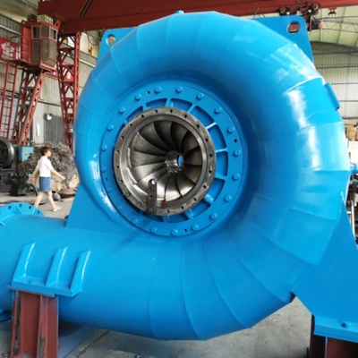 Efficacité 90-96% Turbine à eau à haute tête pour la production d'énergie durable