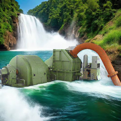 IP54 Générateur d'énergie à turbine Pelton sans balai 100kw-50mw Puissance de sortie 6-10kV Voltage nominal