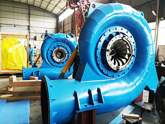 Capacité personnalisée Turbine à eau haute tête en acier et en acier inoxydable Modèle 5m-500m tête d'eau