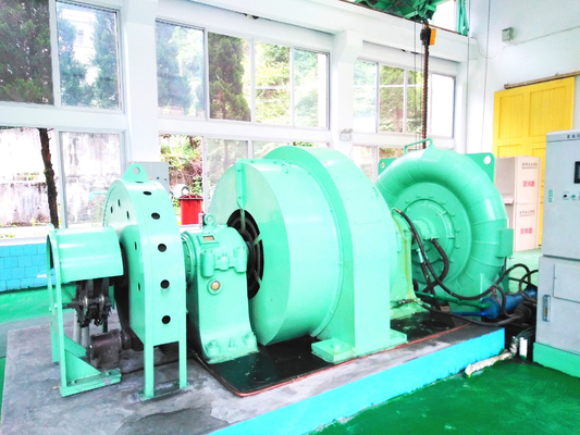 Efficacité de 90 à 96% Turbine à eau à haute tête à 450 à 1000 tr / min Turbine Francis Kaplan Pelton