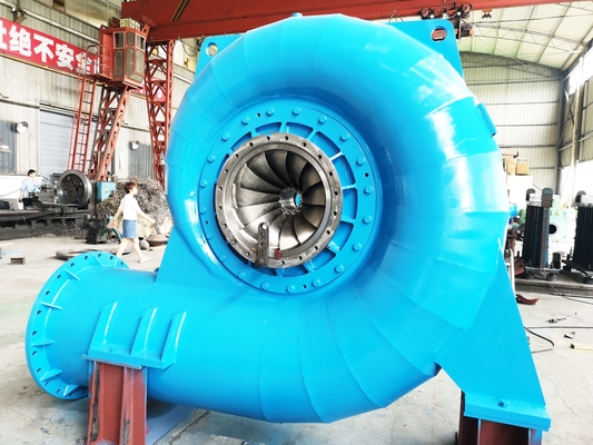 Turbine à eau à haute tête en acier inoxydable Francis sur mesure 50HZ/60HZ Modèle 5m-500m Tête