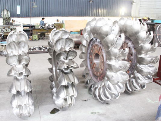 Turbine à eau personnalisée 200kw-20mw Puissance de sortie Installation verticale/horizontale