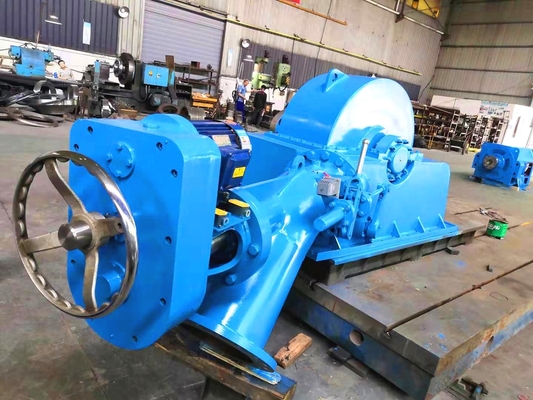 Turbine Turgo en acier inoxydable verticale 200 kW-30 MW 50-400m Tête nominale