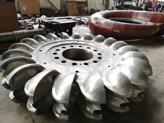 Efficacité Générateur à turbine Pelton sans balai 100kw-50mw Puissance de sortie IP54 Grade de protection