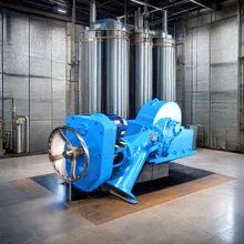 Générateur de turbine verticale de 30 MW à fréquence de 50 Hz et vitesse de 500 à 3000 tr/min