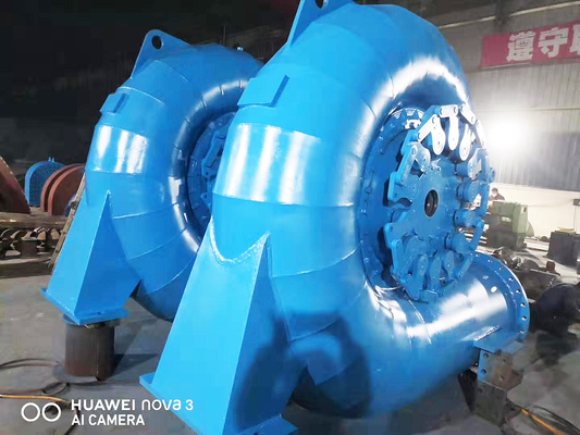 Turbine à eau à tête haute de 450 à 1000 tr/min avec une capacité de 200 kW à 20 MW
