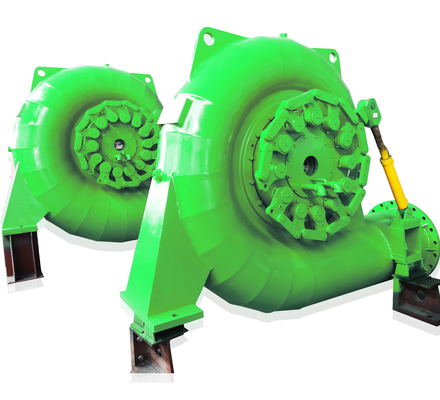 Générateur de turbine à eau de puissance avec tension nominale 220V-690V Mode d'excitation sans pinceau pour intérieur/extérieur