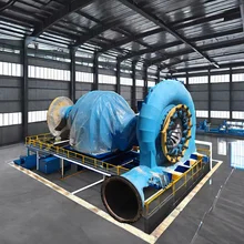 Générateur de turbine à eau sans balai personnalisé avec commande automatique pour installation verticale