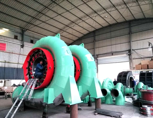 Générateur d'hydroturbines Francis de 300 kW à 20 MW pour tête spécifique Capacité personnalisable avec fréquence 50 Hz/60 Hz