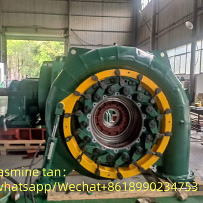 Projet de tuyau Matériau en acier inoxydable Turbine hydraulique Francis de puissance nominale de 100 kW à 3 MW