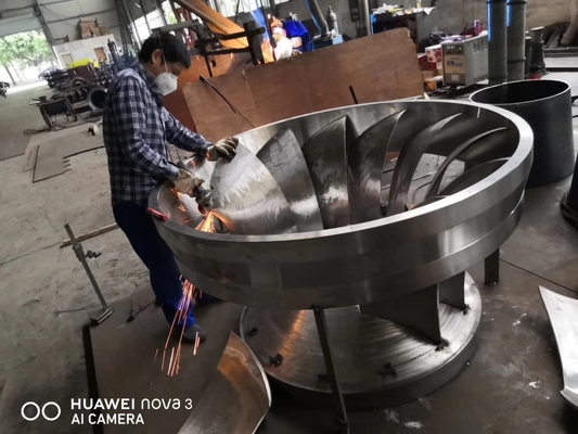 50 Hz/60 Hz fréquence de la turbine hydraulique avec une longueur de lame personnalisée