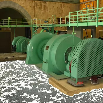 Générateur de turbine hydraulique de 100 kW à 10 MW avec vanne électrique et micro-ordinateur