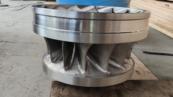 Turbine hydraulique à haute ou basse vitesse à rotation avec matériau en métaux durcis à 600 et 750 tr/min
