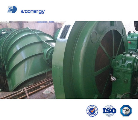 Générateur synchrone triphasé pour turbine Francis, avec une hauteur de chute de 20m à 500m et pour une installation verticale ou horizontale