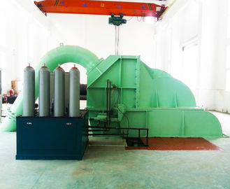 Rendement élevé de puissance de Pelton de l'eau de turbine du générateur 100kw de temps hydraulique de longue durée