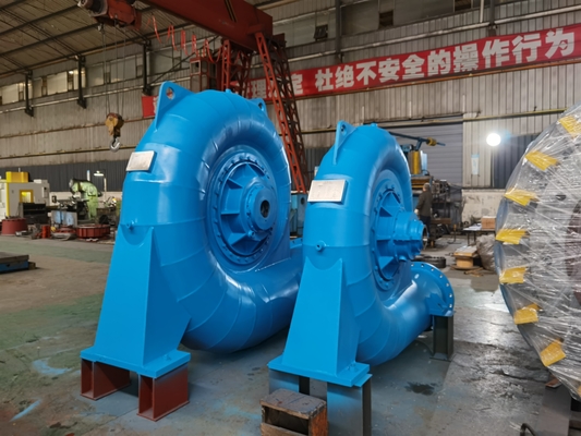 Énergie hydraulique électrique hydro-électrique Francis Hydro Turbine 800kw+400kw