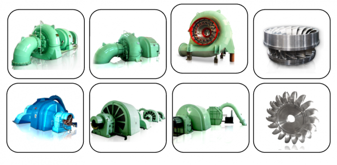 Centrale hydraulique adaptée aux besoins du client par turbine hydraulique micro de Pelton de rendement élevé petite 3