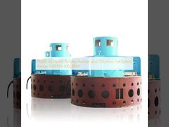 Polissage de la turbine hydraulique et efficacité pour une plage de vitesse de 150 RPM à 1000 RPM