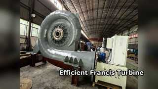 Générateur de turbine Francis Chine puissance efficace en usine