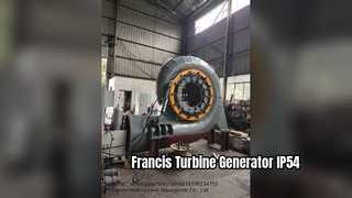 Turbine Générateur Francis IP54 Horizontale Verticale
