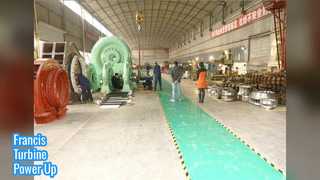 Générateur de turbine Francis 2000kW Solutions d'alimentation