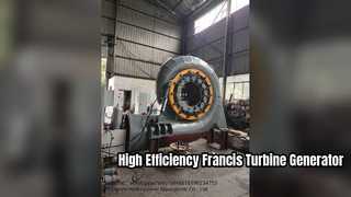 Générateur de turbine Francis à haute efficacité 300KW à 20MW