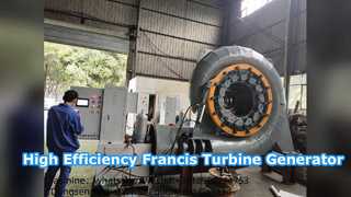 Générateur de turbine Francis à haute efficacité 300KW à 20MW