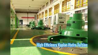 Solutions de générateur de turbine hydroélectrique Kaplan à haut rendement